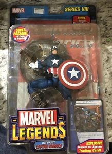 Marvel Legends Series 8 Ultimate Captain America Spielzeugkiste VHTF SELTENE FIGUR - Bild 1 von 1