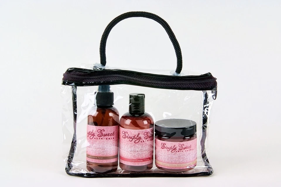 ACNE THERAPY KIT Cleanser Toner Moisturizer Blemish Blackheads Oily Skin Care - Image 1 of 1