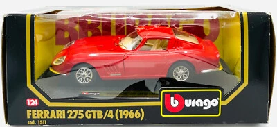 EBOND Modellino Ferrari 275 GTB/4 - 1966 - Cod 1511 - 1:24 - Bburago - 0363 - Immagine 1 di 2