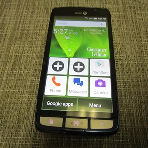 DORO 824 (CONSUMER CELLULAR) CLEAN ESN, WORKS, PLEASE READ!! 64074 - Picture 1 of 3