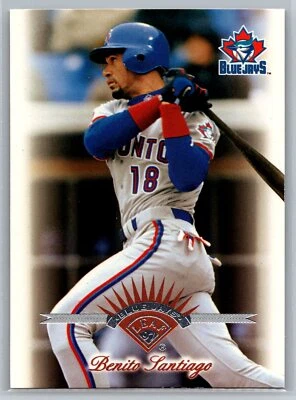 Benito Santiago 1997 Leaf BASEBALL #296 Toronto Blue Jays - Image 1 of 2