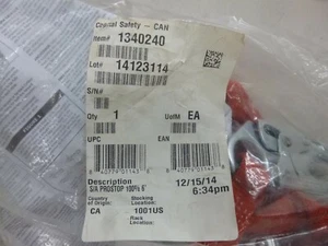 NEW!! Protecta PRO-Stop, 1340240 6-Foot Shock Absorbing Lanyard, 100% - Picture 1 of 2