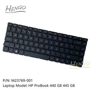 New M23769-001 For HP ProBook 440 G8 445 G8 Backlit US Keyboard - Picture 1 of 3