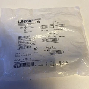 Phoenix Contact SACC-M12MS-5PL M (1424649) !!! NEW & OVP !!! - Picture 1 of 2