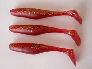 3Stück JENZI Gummifisch Shad 9 cm Jig (Y16P17) Raubfisch Barsch Forelle - Bild 1 von 1
