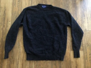 Pendleton Mens Sweater Blue Shetland Wool Knit Pullover Crewneck Washable - XL - Picture 1 of 7