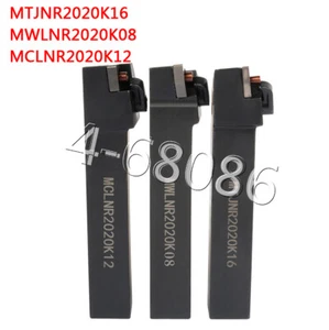 3pcs MCLNR2020K12 MWLNR2020K08 MTJNR2020K16 external lathe turning holder tools - Picture 1 of 5