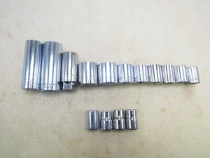 Craftsman SAE socket assortment, 3/8" drive, 15 pieces - Picture 1 of 5