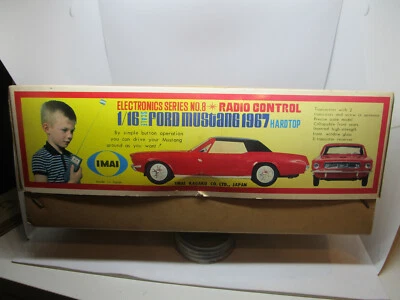 IMAI KAGAKU RADIO CONTROL  1/16 SCALE SERIES 8 1967 FORD MUSTANG HARDTOP NIB  - Image 1 of 4