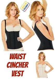 Colombian Girdles Women Waist Cincher Trainer Vest Body Shaper Latex Shapewear - Picture 1 of 2