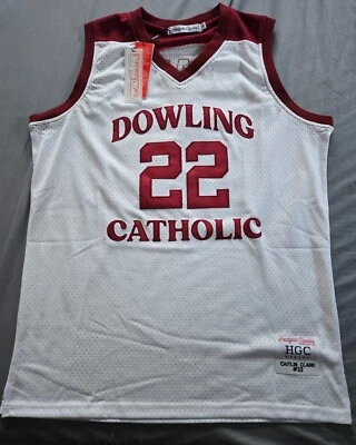Jersey cosido Caitlin Clark Tocado Dowling Catholic High School para hombre XL Foto 1 de 4