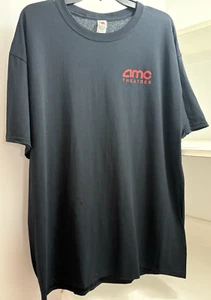 Fruit of the Loom AMC Theater Employee Schwarz Kurzarm T-Shirt Gr. XL Neu - Bild 1 von 6