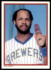 1984 Topps Cecil Cooper Baseball Cards #34