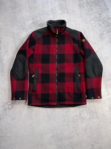 Fjallraven Woodsman Wool Check Jacket Outdoor Sherpa Men's Size S - Picture 1 of 13
