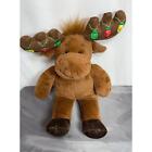 BAB Christmas Lights Hal The Moose Build A Bear Plush Stuffed Animal No Outfit