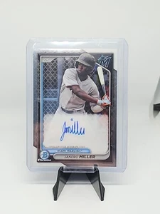 Autógrafos Bowman Chrome 2024 - Prospect #CPA-JM Janero Miller (AU, RC) - Imagen 1 de 2