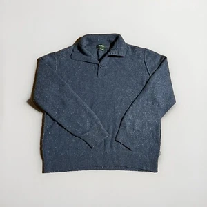 Orvis Sweater Womens Medium Blue Long Sleeve Cashmere Wool Ladies Pull Over - Picture 1 of 7
