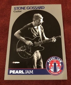 PEARL JAM Chicago Baseball Card - Stone Gossard 4 b&w - 2018 wrigley away show - Picture 1 of 1