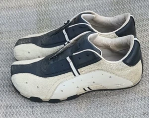 Diesel ""SAVAH"" Off White Leder Turnschuhe SCHUHE US 6/EU 36 Y2K Vintage - Bild 1 von 9