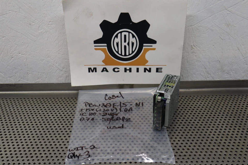 Cosel PBW30F-15-N1 Power Supply 15V (30V) 1.0A 0.7A 50/60Hz Used With Warranty - Image 1 of 4