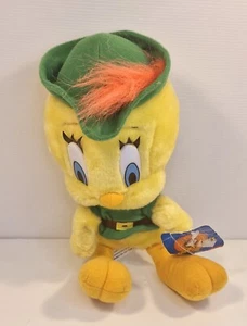 Peluche de juguete de 30 cm Tweety Bird Robin Hood Looney Tunes Warner Bros - Imagen 1 de 9
