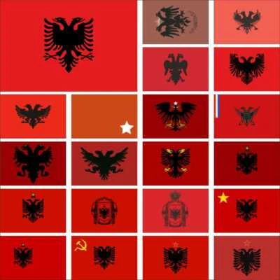 Albania Historical Flag 3X5FT Albanian Provisional Government crown Banner - Image 1 of 3