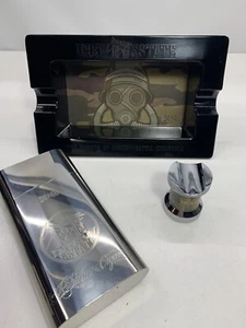 Drew Estate Renacimiento de Caja de Puros Máscara de Gas DE4L Camuflaje Cenicero Estuche de Descanso de Puros - Imagen 1 de 11