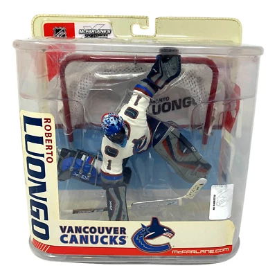 Mcfarlane NHL Roberto Luongo Vancouver Canucks White Jersey Series 15 Figure - Image 1 of 4