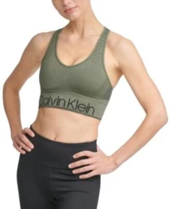 Calvin Klein Performance 280449 Mid-Impact Sports Bra, Size Extra-Small - Picture 1 of 1