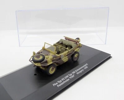 GC3872 IXO EAGLE MOSS / WWII PKW TYP K2 SCHWIMMWAGEN 166  HUNGARY 1945 1/43 - Photo 1/3