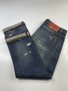 Cult of Individuality Hagen Relaxed Japanese Selvedge Denim Jeans Size 38x34