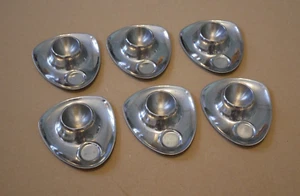 6x Vintage Design Eierbecher - Edelstahl - 60er 70er Jahre - Bild 1 von 2