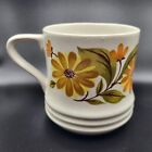 1970 Vintage Capri Bake Serve N Store Stoneware Orange Flower Mug Japan