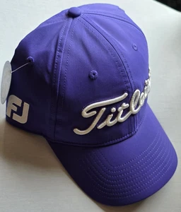 TITLEIST Footjoy Tour Performance Cap Golfmütze Herren verstellbar lila weiß - Bild 1 von 17
