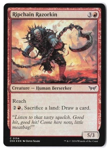 Ripchain Razorkin #154 Duskmourn: House of Horror NM Foil - Picture 1 of 2