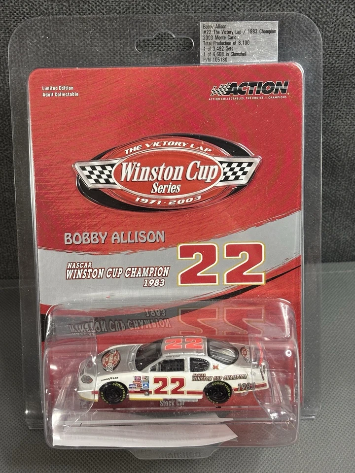 Литая модель Bobby Allison 2003 The Victory Lap/ 1983 Champion 1:64 Action - Изображение 1 из 1