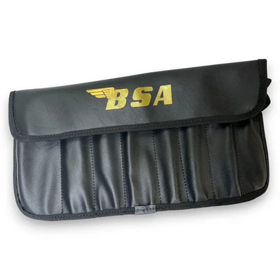 BSA Motorcycle Service Tool Roll - Black with Gold Logo — 第 1/2 张图片