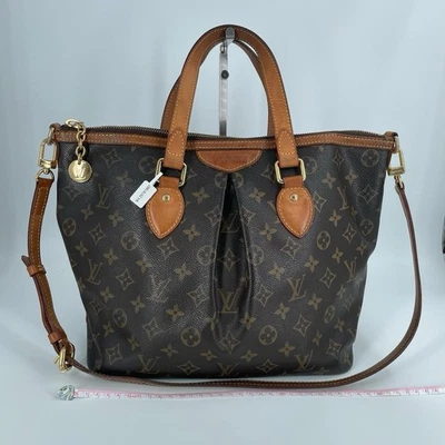 Bandolera Louis Vuitton Palermo de cuero marrón 101007 Foto 1 de 4