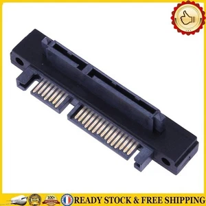 90° Angle SATA 22Pin(7+15) Male to 22Pin(7+15) Female Extender Adapter - Bild 1 von 3