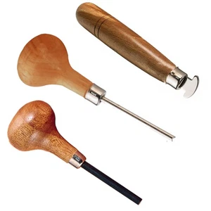 Stone Setting Tools Set of 3 Jewelry Stone Prong Pusher, Bezel Pusher & Roller - Picture 1 of 9