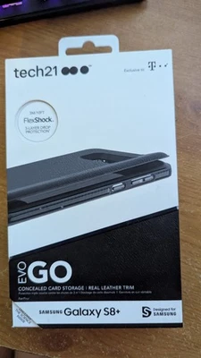 Tech21 Samsung Galaxy S8 +/PLUS Evo Go Leather case - Black - Image 1 of 4