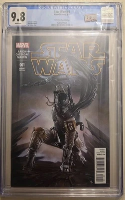 STAR WARS #1 CGC 9.8 BOBA FETT FORBIDDEN PLANET GRANOV RARE VARIANT! MANDALORIAN - Image 1 of 2