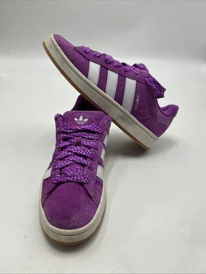 Women's Adidas Campus 00s Classic Shoes Size 10 Purple & White  IF9616 - Image 1 of 4