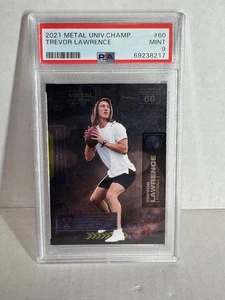 2021 Skybox Metal Universe Champions TREVOR LAWRENCE ROOKIE PSA 9 - Picture 1 of 1
