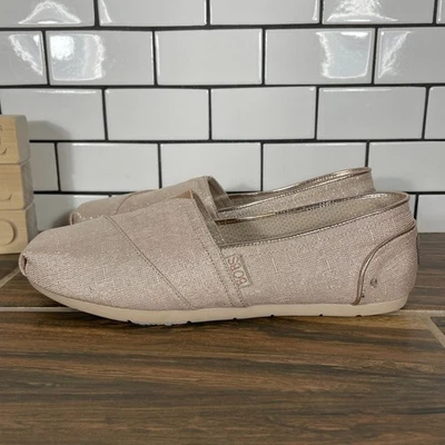 Zapatos planos SKECHERS Luxe Bobs Festividades Mujer Talla 8.5 Oro Rosa Brillante Foto 1 de 4