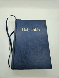 KJV Bible Large Print No References Hardback Clear Text Authorised Present Gift - Picture 1 of 12