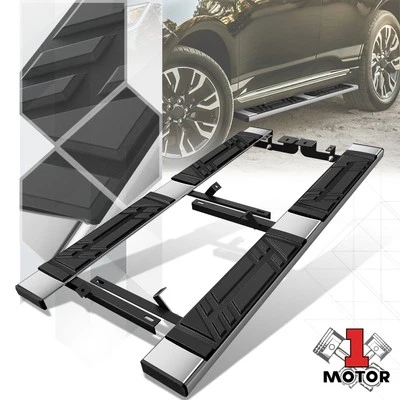 6.5" Rectangular Flat Step Bar Running Boards 2PC for 11-21 Mitsubishi Outlander - Image 1 of 4