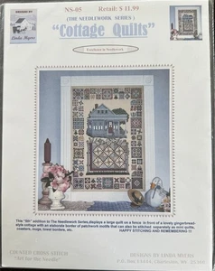 cross stitch pattern- Cottage Quilt - Picture 1 of 3