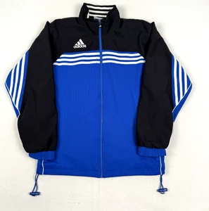 Adidas Trainingsjacke Track Top Vintage 90s Blau Fußball Full Zip Herren M’s - Bild 1 von 6
