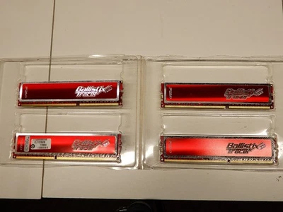 Crucial PC3-10600 2GB DIMM 1333 MHz DDR3 SDRAM Memory 8GB KIT  (BL25664TR1337) - Image 1 of 2